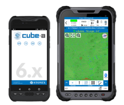 Software Stonex Cube-a (Android) til GPS/TS Vers 7.x (engelsk version)