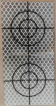 Reflektormærker sølv 50 x 50 nem-klæb selvklæbende (pkk. á 20 stk.)