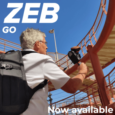 ZEB GO pakke inkl. GeoSLAM Connect Software, & 3 Year GeoSLAM Care