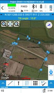 Software Stonex Cube-a (Android) til GNSS/Totalstation Vers 5.x (engelsk version)