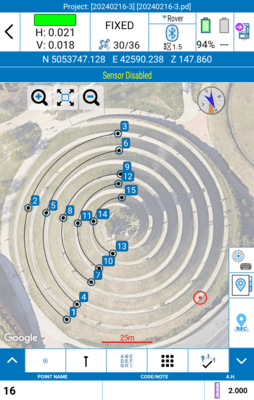 Software Stonex Cube-a (Android) til GNSS Vers 7.x (engelsk version)