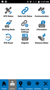 Software Stonex Cube-a (Android) til GNSS Vers 7.x (engelsk version)