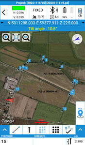 Software Stonex Cube-a (Android) til GNSS Vers 7.x (engelsk version)