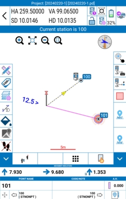 Software Stonex Cube-a (Android) til GPS/TS Vers 7.x (engelsk version)